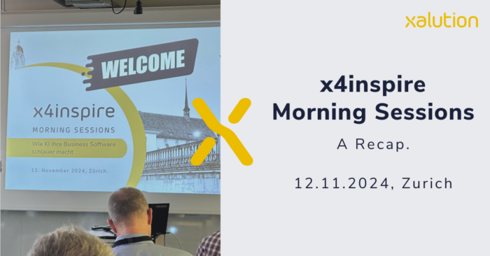 xalution x4inspire Morning Sessions, Zurich