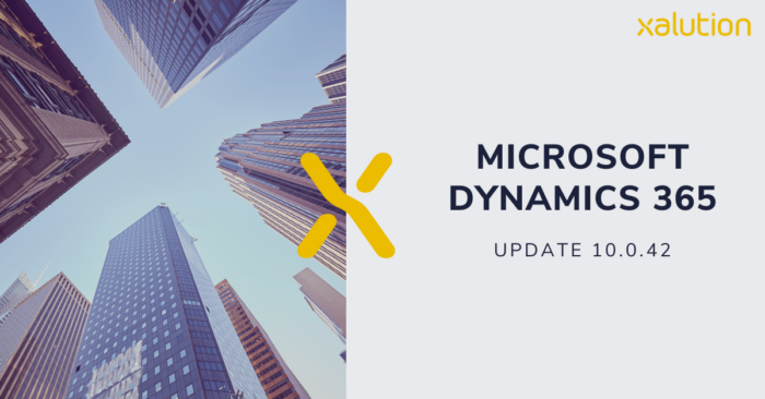 Microsoft Dynamics 365 Version 10.0.42